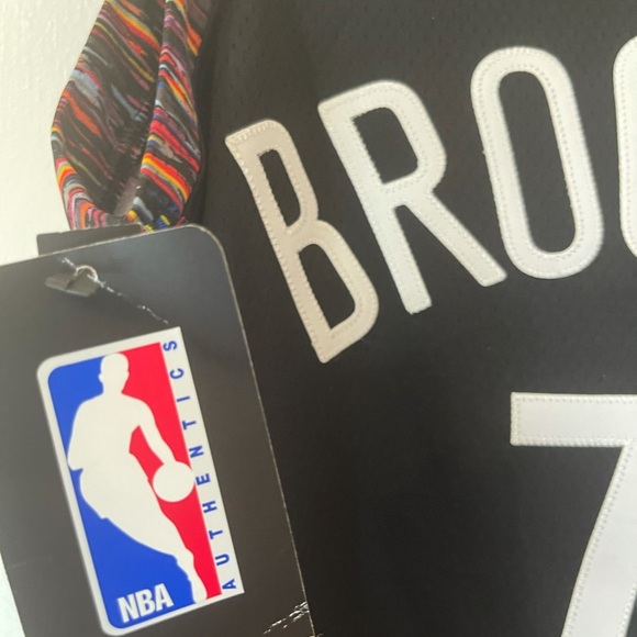 Nike Mens Dry NBA Brooklyn Nets Biggie City Jersey - Picture 14 of 14